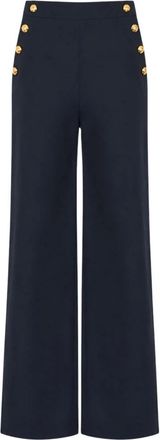 Max Mara Mujer, Pantalones, Azul, Talla: 2XS