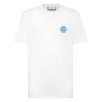 Philipp Plein Heren, Tops, Wit, Maat: 3XL Jersey
