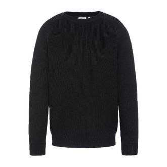 Schott NYC Prenda de punto de cuello redondo con textura de canal&eacute; - Knitwear - Hombre - Negro - L