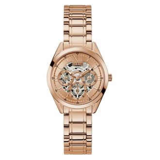 Guess Accessoires, Dames, Roze, ONE Size, Clear Cut Horloge