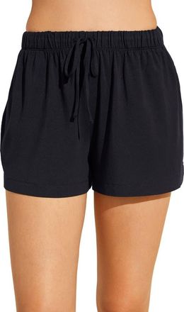 Eberjey Gisele Stretch Modal Pajama Shorts in Black at Nordstrom, Size X-Small