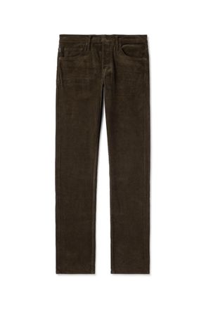 Tom Ford Slim-Fit Cotton-Blend Corduroy Trousers