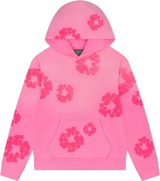 Denim Tears Felpa Mono Wreath in cotone con cappuccio - Rosa