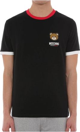 Moschino Stretch Jersey Logo Underbear T-Shirt - Heren - T-shirts - Zwart - S - Katoen - Tops