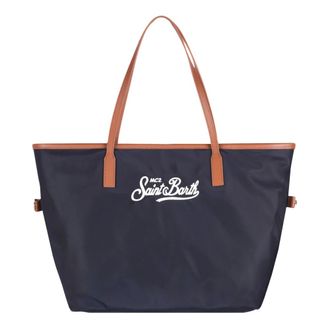 MC2 Saint Barth Tote Bags, female, Blue, Size: ONE SIZE City Bag