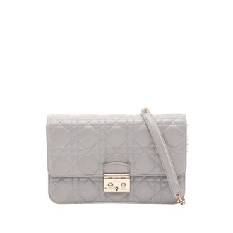 Dior Pre-owned Dior Lambskin Cannage Miss Dior Promenade Wallet on Chain Ladies IOZ295NOO1EJMF5M
