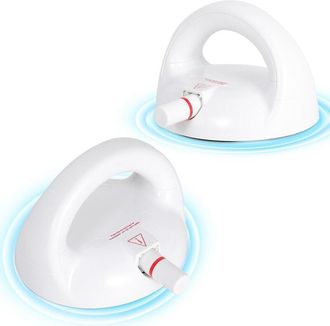 OEM Barra De Apoyo Para Ducha Con Ventosa - 12,7 Cm (5 Pulgadas), 181 Kg (400 Lb), Color Blanco, Paquete De 2 Unidades, Mayor Seguridad Para Personas Mayo
