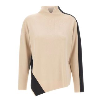Elena Miro Dames, Truien, Beige, Maat: XS Viscose