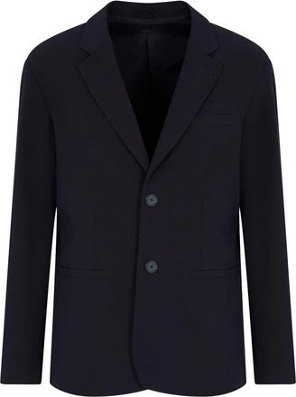 A|X Armani Exchange Enkelrijige jas met twee knopen - Heren - Blazers - Blauw - XL - Jassen