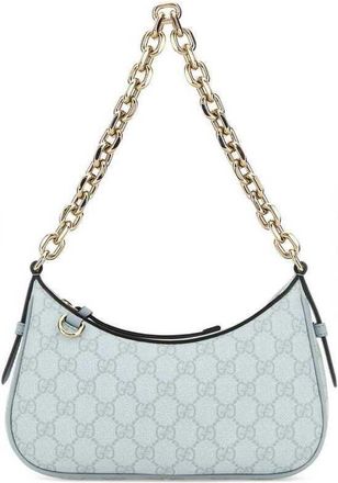 Gucci Printed Canvas GG Emblem Shoulder Bag