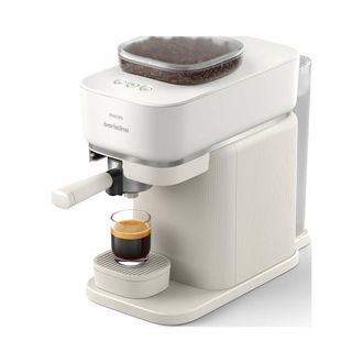 Philips Baristina M&aacute;quina De Caf&eacute; Blanca Con Molinillo