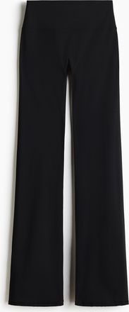 H&M SculptMove Ausgestellte Sportleggings - Schwarz