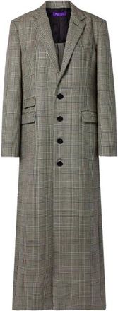 Ralph Lauren Collection Syeda houndstooth wool coat. Size L