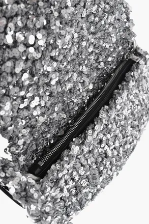 Jil Sander Borsa A Spalla Lavorata A Maglia Con paillettes Jil Sander