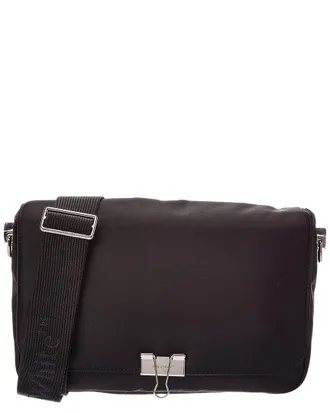 Off-white Soft Binder Shoulder Bag