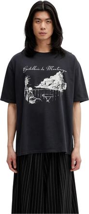Rhude Montenegro Morada T-shirt - Heren - T-shirts - Zwart - M - Katoen - Tops