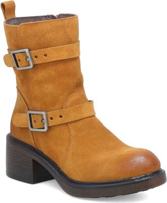 Miz Mooz Bethani Moto Bootie in Wheat Suede at Nordstrom, Size 9.5-10Us