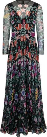 Valentino Garavani Kleedjes, Dames, Zwart, L, Elegante Lange Jurk