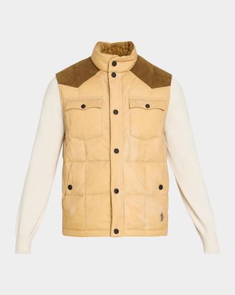 Moncler Men & apos;s Kobuk Quilted Down Vest