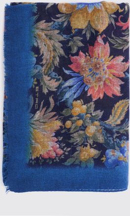 Etro Sciarpa in puro cashmere con stampa floreale multicolore