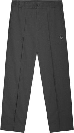 Filling Pieces Coach Pants Twill Wool - Heren - Straight fit broeken - Grijs - S - Broeken