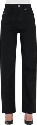 Sartoria Tramarossa Monica Straight - Dames - Regular Fit Jeans - Zwart - W28 - Katoen - Jeans