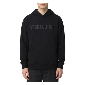 Versace Heren, Sweatshirts & Hoodies, Zwart, Maat: XL