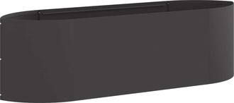 vidaXL Cama De Jard&iacute;n Elevada Negro 140 X 40 X 40 Cm Acero Vidaxl