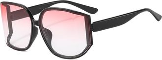 Generic Womens Outdoor Vacation Sunglasses Mens Sports Driving(Pink)