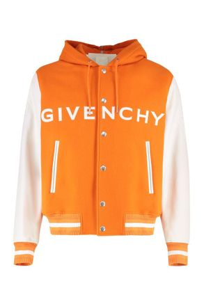 Givenchy Wool And Leather Bomber Jacket