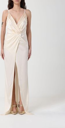 Elisabetta Franchi Abito lungo Elisabetta Franchi in raso con paillettes