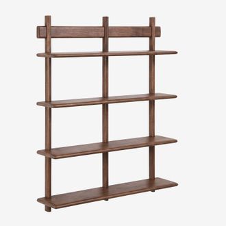Sklum Estanter&iacute;a De Pared En Madera Mianor Sklum &x2194&xfe0e 120 Cm