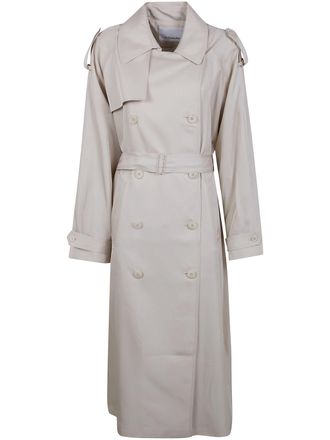 Frankie Shop Veyron Fluid Twill Trench Coat