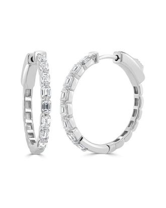 Sabrina Designs 14K 1.27 Ct. Tw. Diamond Hoop Earrings