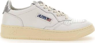 Autry Medalist Leather Low-Top Sneakers, Brand Size 35 ( US Size 5 )