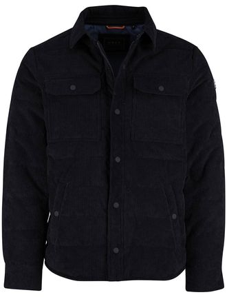N-Z-A- NEW ZEALAND AUCKLAND NZA Winterjas donkerblauw corduroy vier zakken zonder capuchon