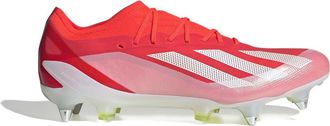adidas Mens X Crazyfast Elite Soft Ground Football Boots in Red/Wht/Yellow - Size UK 12.5