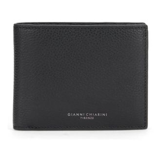 Gianni Chiarini Accessoires, Heren, Zwart, ONE Size, Leren Portemonnee