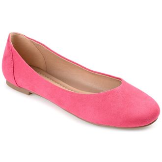 Journee Collection Women & apos;s Comfort Kavn Medium and Wide Width Dress Flats