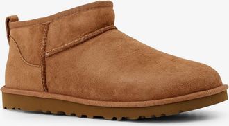 UGG Mens Ankle Boots Classic Ultra Mini Suede Brown