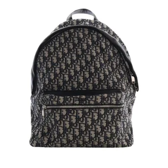 Dior Pre-owned Dior Oblique Canvas Rider Backpack Unisex CLFELUGC8DC0ZJC2