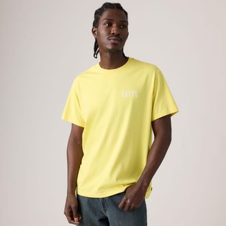 Levi's Relaxed Fit Graphic Tee - Mens - M - Yellow / Tbd23