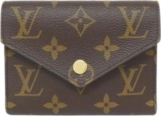 Louis Vuitton Pre-owned Wallets, female, Brown, Size: ONE SIZE Pre-owned Canvas wallets