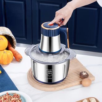 OEM Procesador De Alimentos El&eacute;ctrico Multifuncional De 500 Vatios Con Recipiente Extra&iacute;ble De Acero Inoxidable De 5 Litros Para Verduras Y Carne