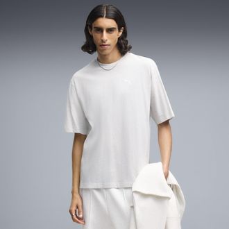 Puma T-shirt Essentials dal taglio morbido da uomo, Abbigliamento, Bianco, XXL