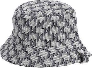 Karl Lagerfeld K/MONOGRAM JKRD REV BUCKET HAT