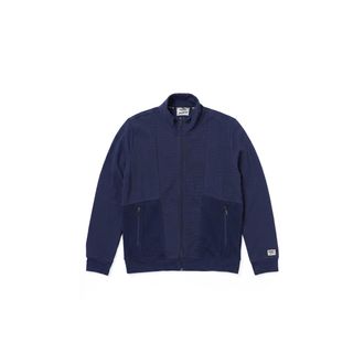 Freddy Felpa Uomo in Tessuto Bonded a Quadri con Zip e Collo Alto