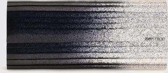 Jimmy Choo London Clutch Sweetie rigida in madreperla con tracolla a catena