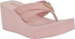 Guess Sarlow Platform Wedge Sandal in Light Pink at Nordstrom Rack, Size 9