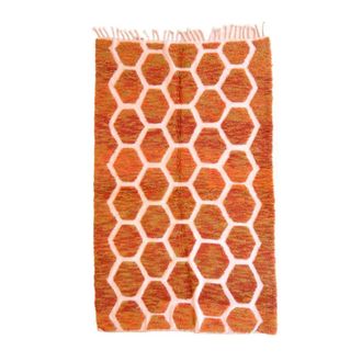 AFK Living Alfombra bereber marroqu&iacute; de pura lana 154 x 251 cm